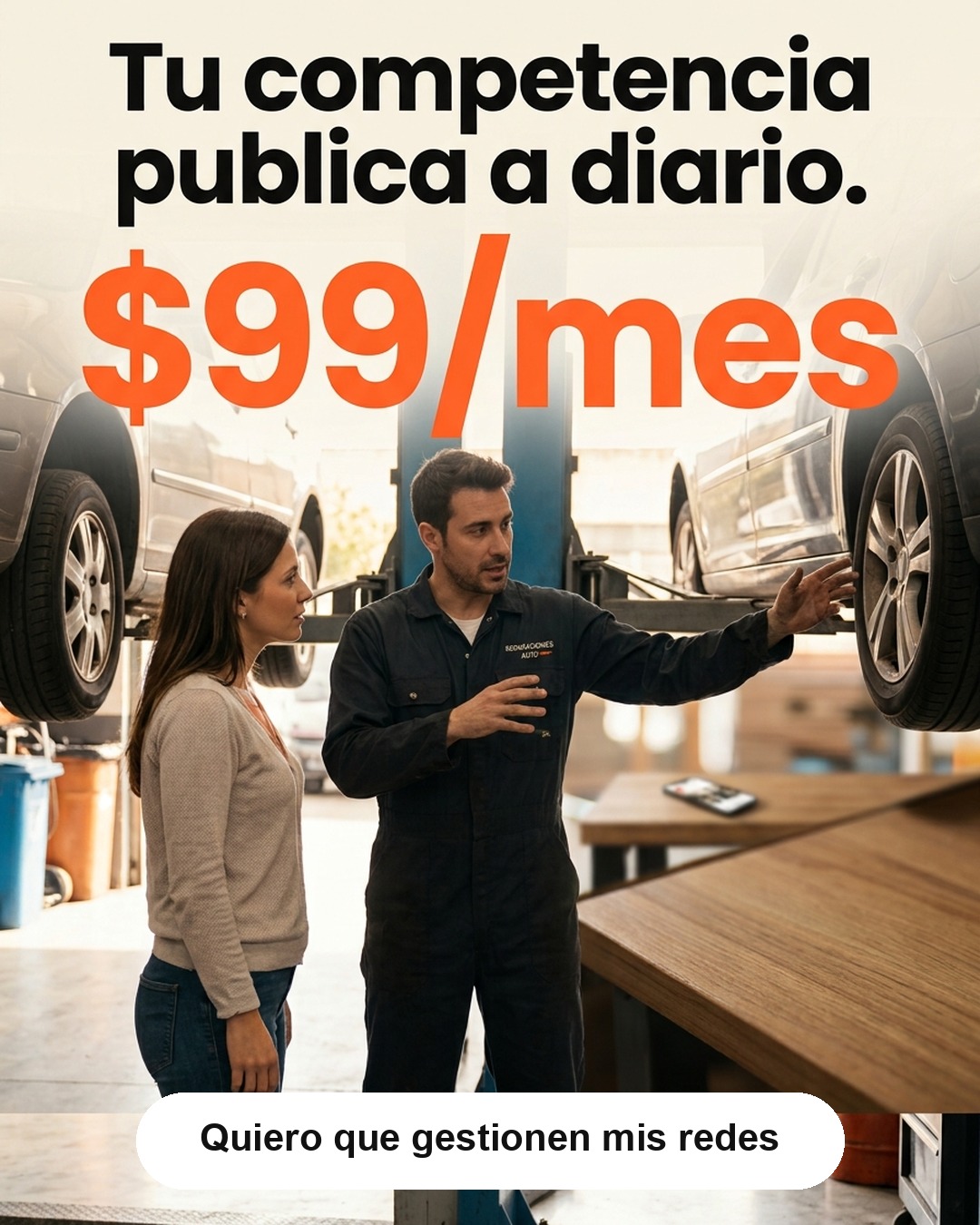 Anuncio oficial de Dania.ai para el sector Taller mecánico